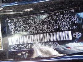 2006 Toyota Prius Black 1.5L AT #Z24655